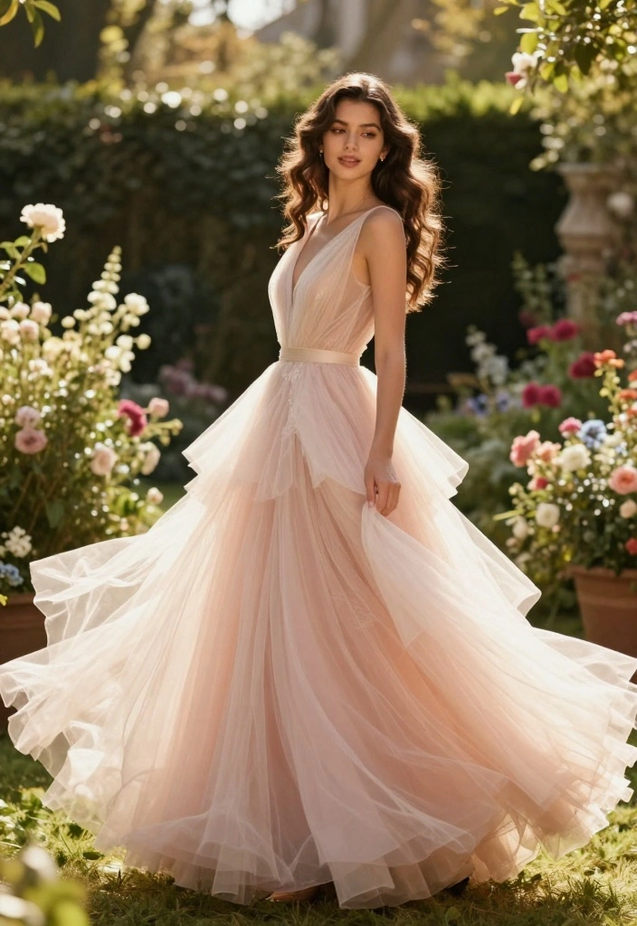 18 Anniversary Dress Ideas That Feel Elegant And Timeless - 14. The Effortless Tulle Dress 1