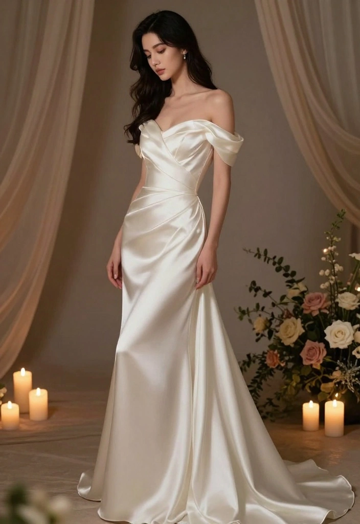 18 Anniversary Dress Ideas That Feel Elegant And Timeless - 4. The Elegant Off-Shoulder Dress 1