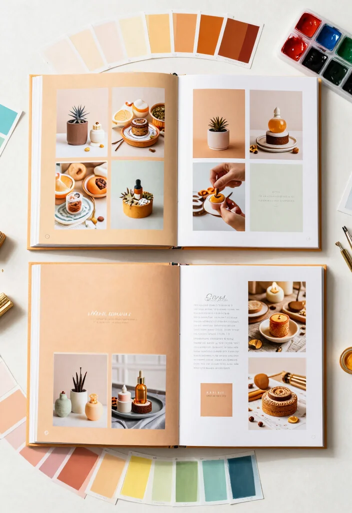 18 Anniversary Photo Album Ideas That Tell Your Story - 10. Color Palette Coordination 1