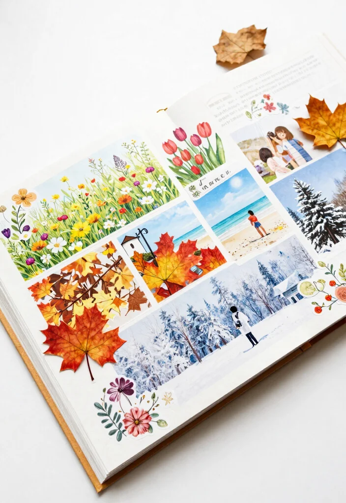 18 Anniversary Photo Album Ideas That Tell Your Story - 16. Seasonal Celebrations 1