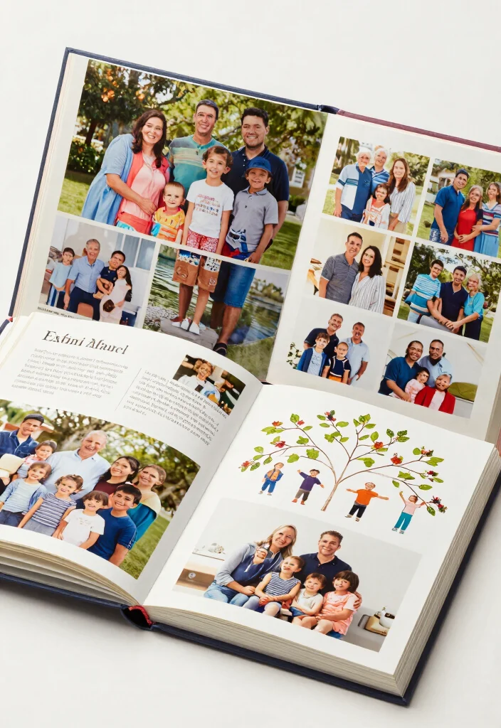 18 Anniversary Photo Album Ideas That Tell Your Story - 18. A Family Legacy 1