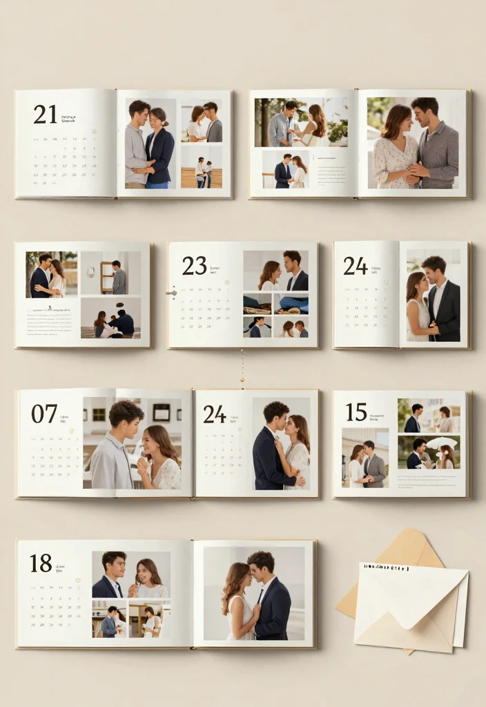 18 Anniversary Photo Album Ideas That Tell Your Story - 9. Timeline of Milestones 1