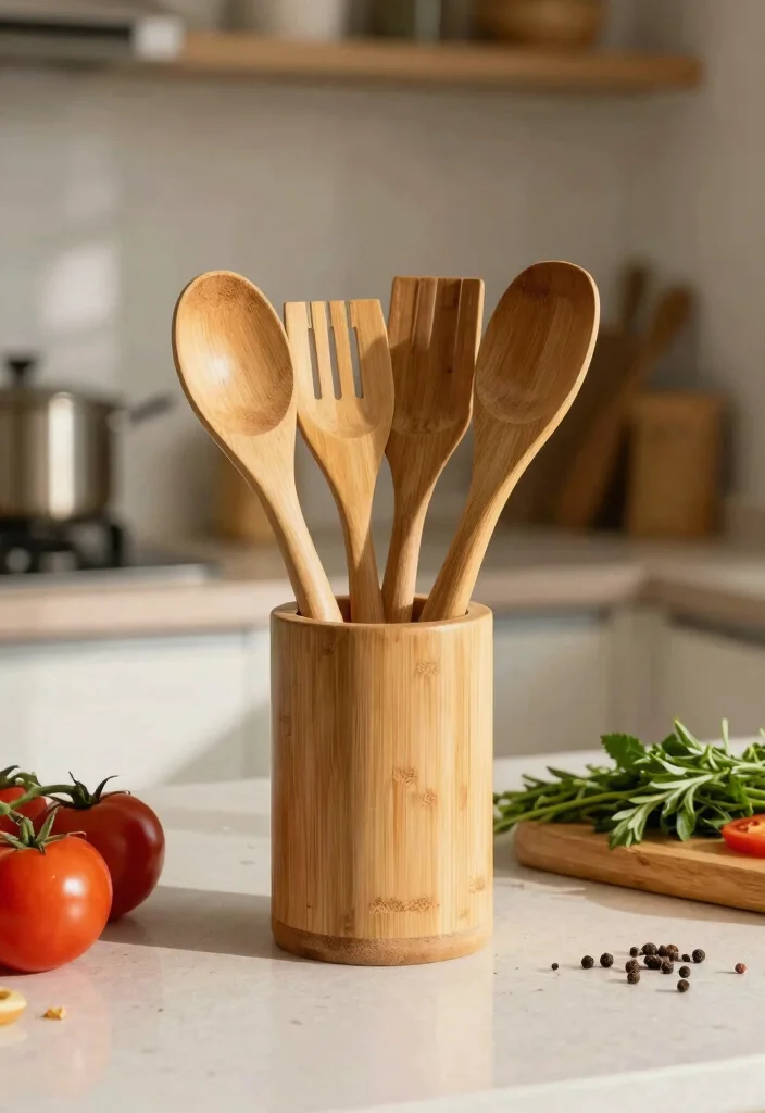 18 Bridal Shower Gift Ideas That She Will Actually Use - 6. Bamboo Cooking Utensils 1