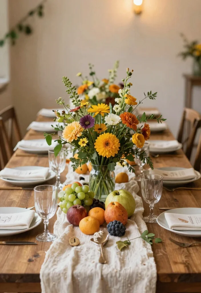 18 Bridal Shower Home Decor Ideas That Elevate Any Space - 16. Seasonal and Local Touches 1