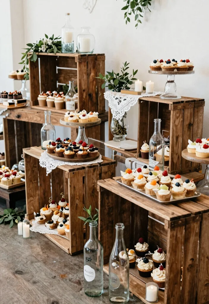 18 Bridal Shower Home Decor Ideas That Elevate Any Space - 3. Upcycled Table Decor 1