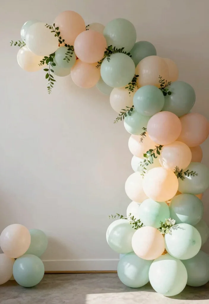 18 Bridal Shower Home Decor Ideas That Elevate Any Space - 6. Eco-Friendly Balloon Arch 1