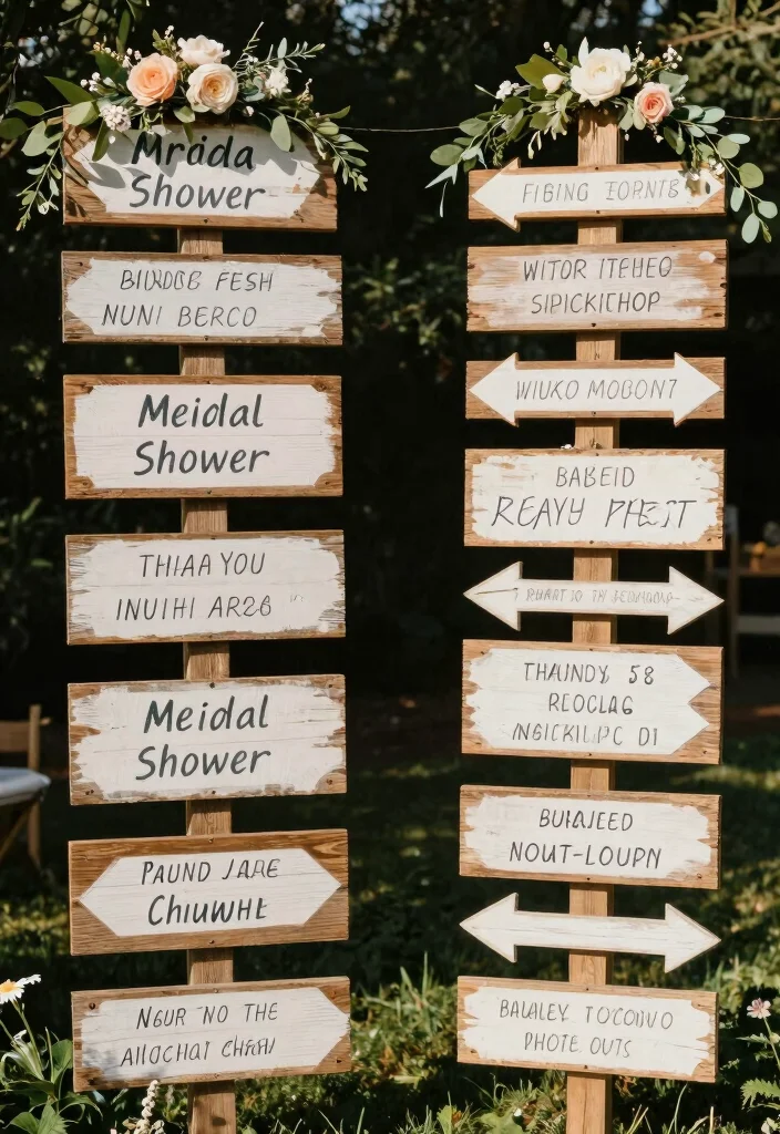 18 Bridal Shower Home Decor Ideas That Elevate Any Space - 7. Handcrafted Signage 1