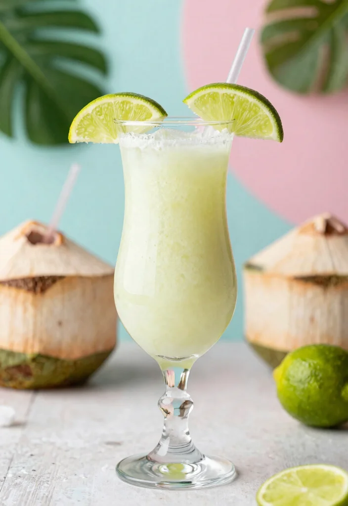 18 Bridal Shower Mimosa Bar Ideas Guests Will Love - 11. Coconut Lime Mimosa 1