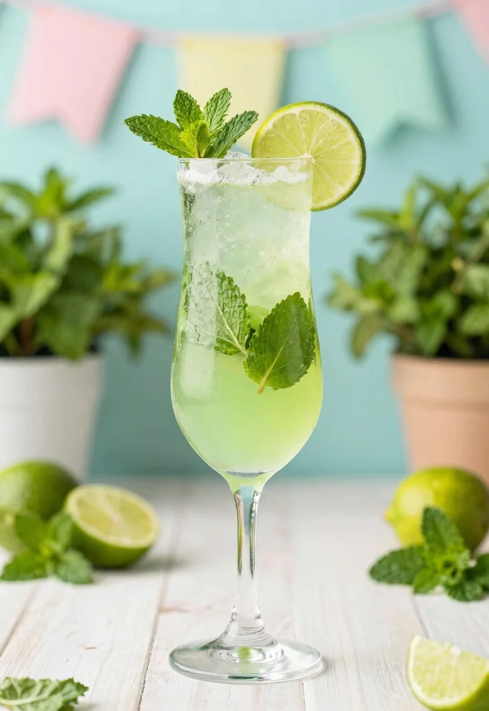 18 Bridal Shower Mimosa Bar Ideas Guests Will Love - 9. Mojito Mimosa 1