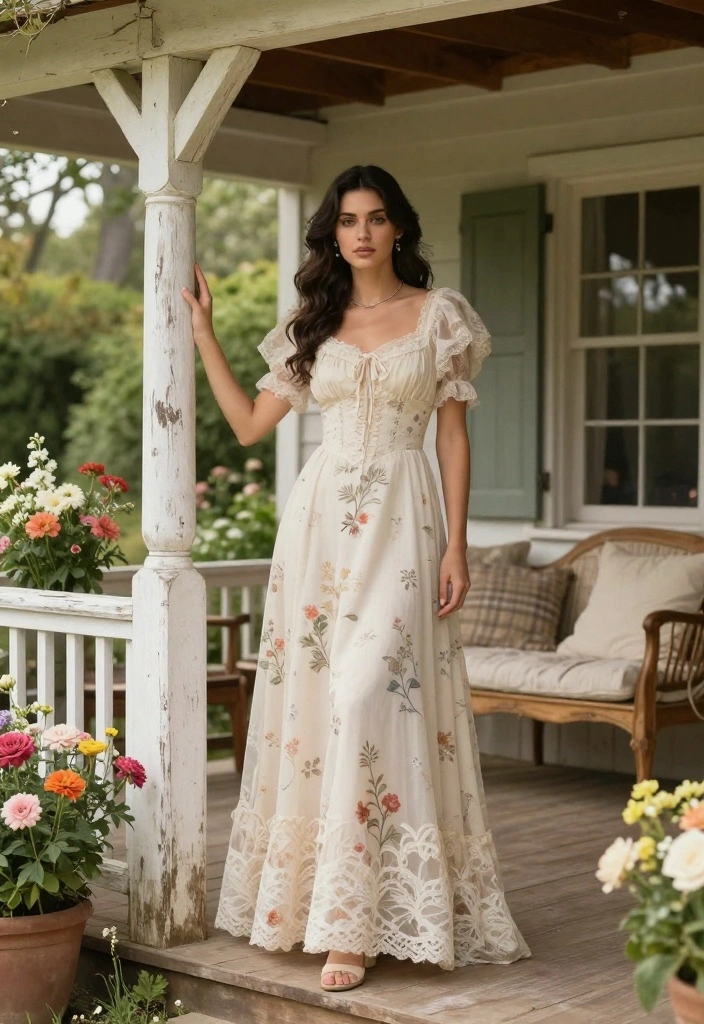 18 Bride Photoshoot Ideas That Capture Timeless Beauty - 16. Charming Farmhouse Style 1