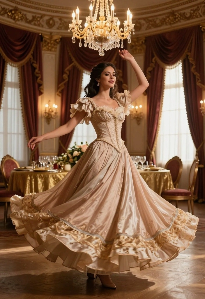 18 Bride Photoshoot Ideas That Capture Timeless Beauty - 5. Whimsical Ballroom Portraits 1