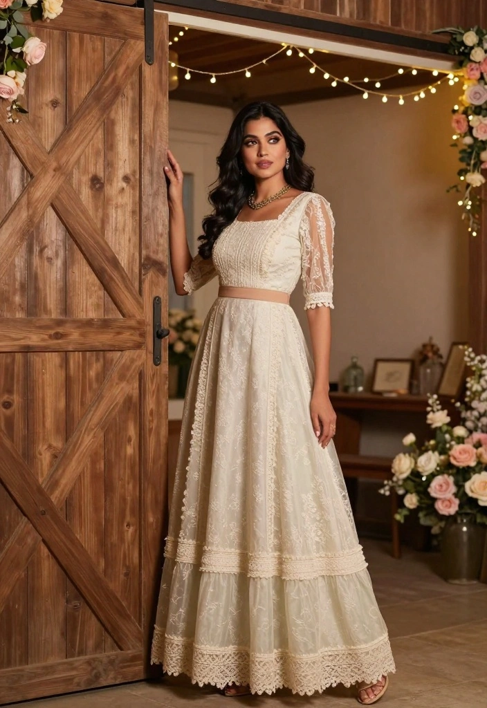 18 Bride Photoshoot Ideas That Capture Timeless Beauty - 6. Rustic Barn Charm 1