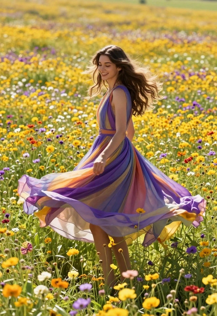 18 Bride To Be Photoshoot Ideas That Capture Glow - 11. Wildflower Dreamscape 1