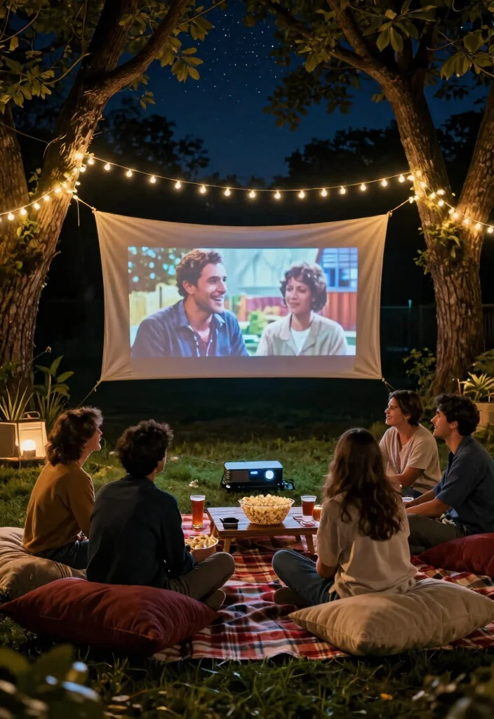 18 Brides Party Ideas That Are Fun And Memorable - 8. Outdoor Movie Night 1