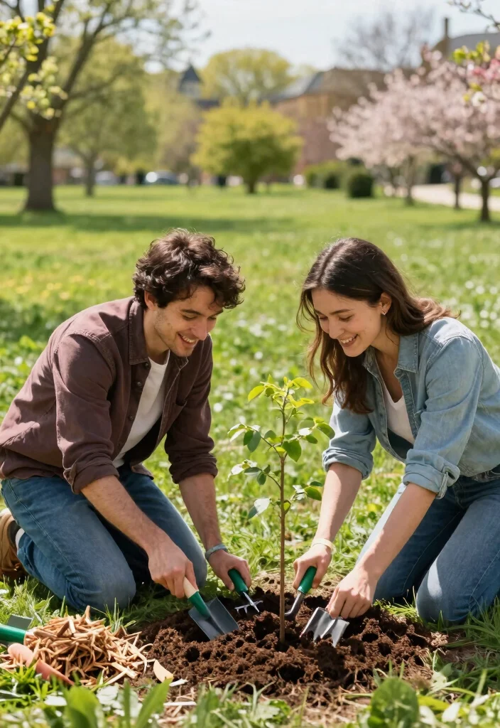 18 Eco-Friendly 5 Year Anniversary Ideas That Celebrate Growth Together - 1. Plant a Tree Together 1