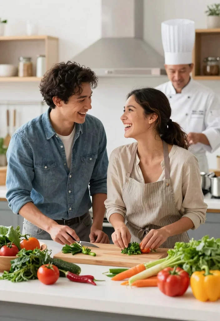 18 Eco-Friendly 5 Year Anniversary Ideas That Celebrate Growth Together - 5. Take a Cooking Class Together 1