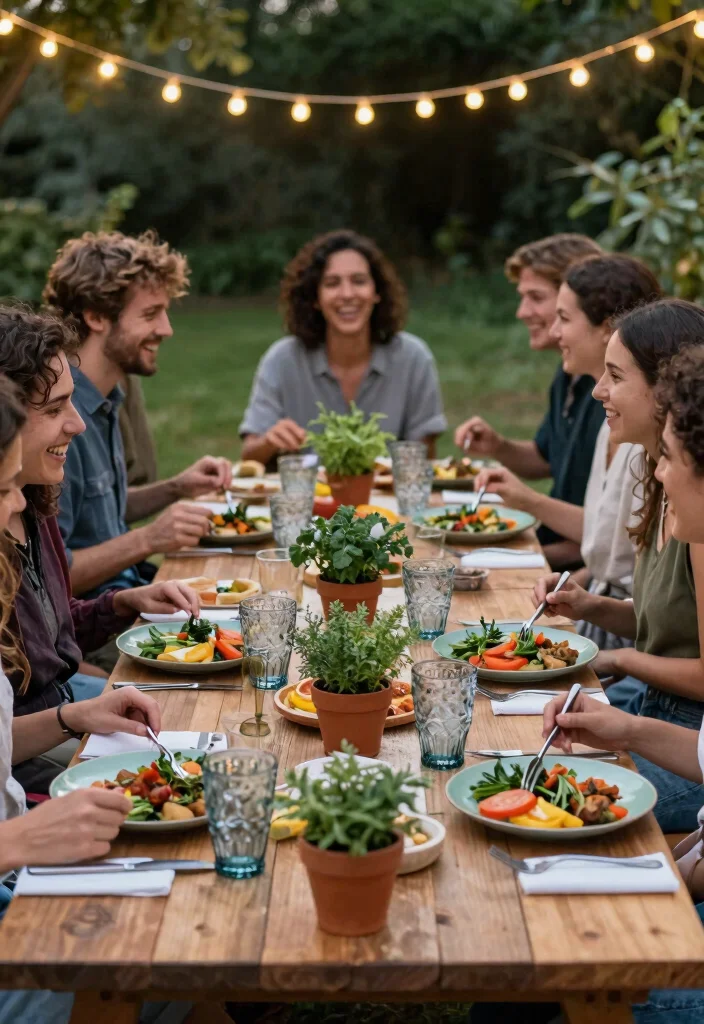 18 Eco-Friendly 5 Year Anniversary Ideas That Celebrate Growth Together - 8. Host a Sustainable Dinner Party 1