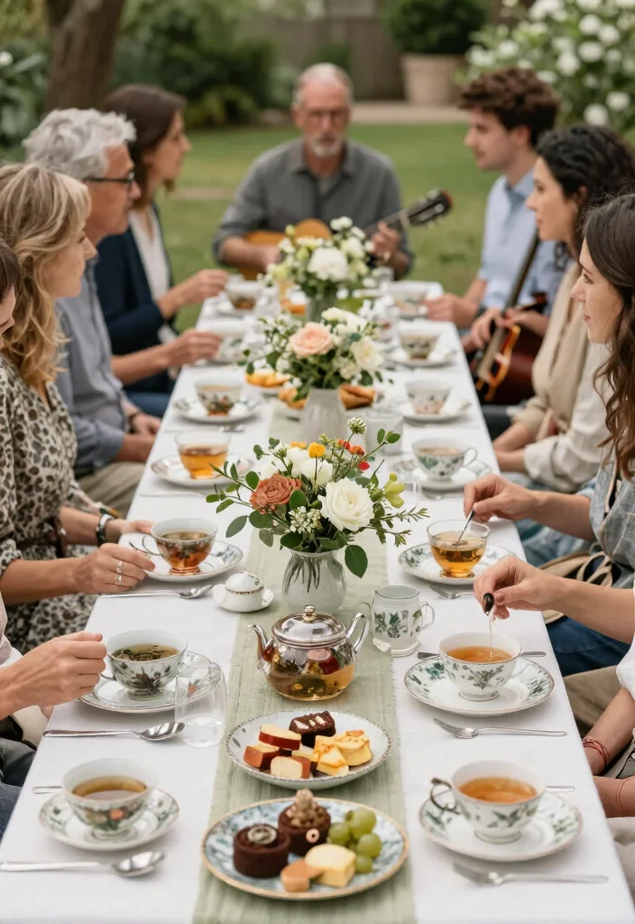 18 Engagement Party Ideas That Kick Off the Celebration - 17. Eco-Conscious Tea Party 1
