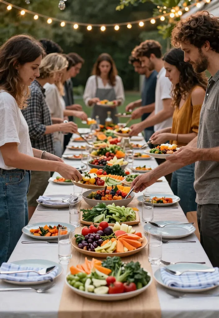 18 Engagement Party Ideas That Kick Off the Celebration - 4. Eco-Friendly Potluck Dinner 1