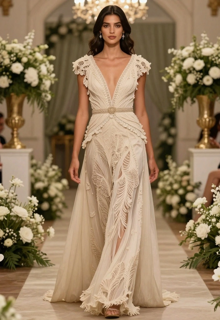 18 Haldi Outfit Ideas That Shine in Every Photo - 18. Eco-Friendly Designer Ensemble 1