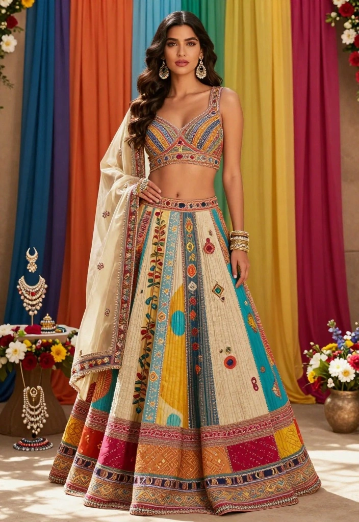 18 Haldi Outfit Ideas That Shine in Every Photo - 3. Sustainable Lehenga 1