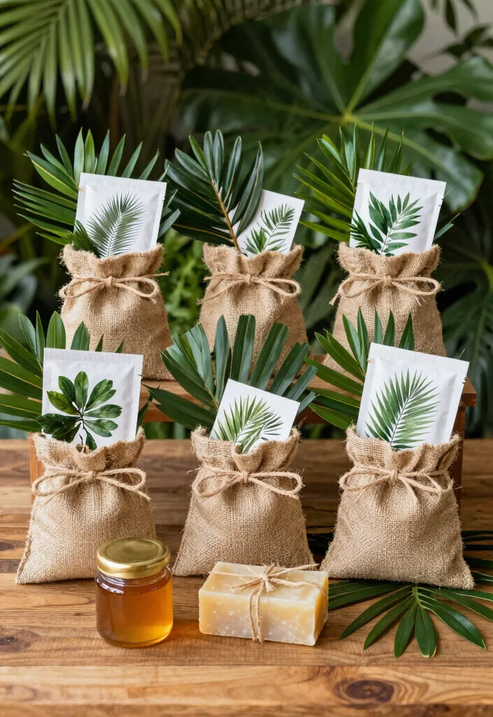 18 Hawaiian Bridal Shower Ideas That Feel Tropical - 6. Sustainable Party Favors 1
