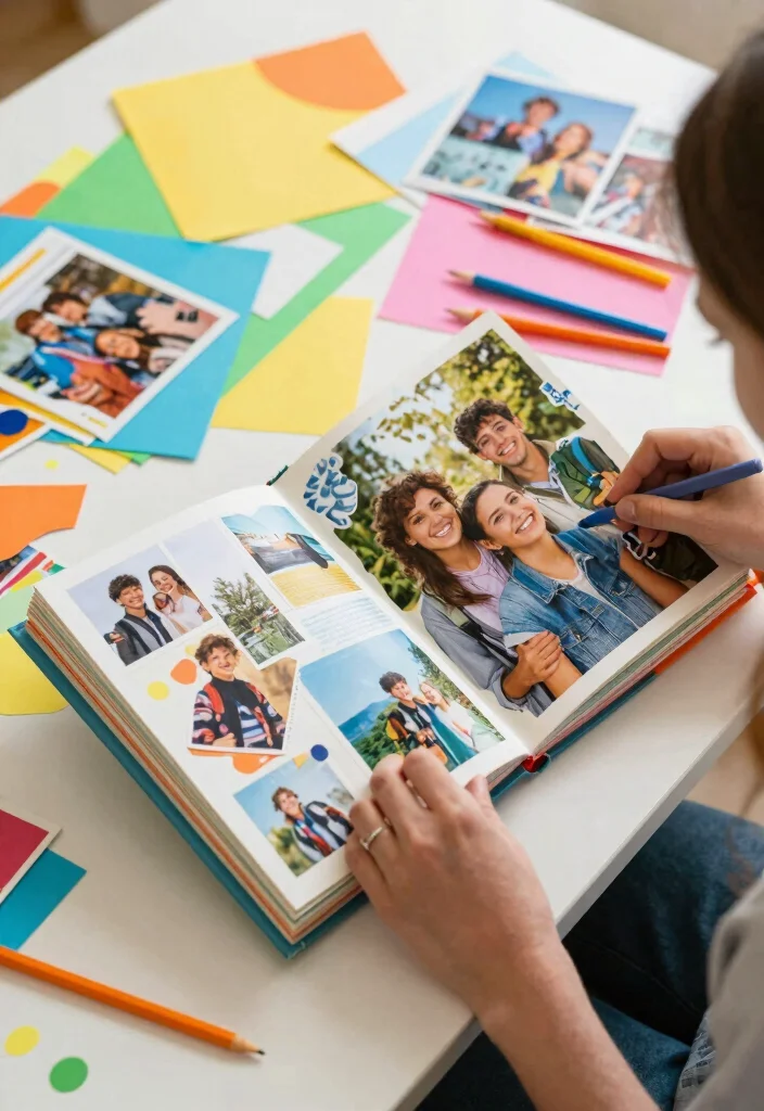 18 Meaningful 20th Anniversary Party Ideas for Couples - 14. Adventure Book of Your Relationship 1