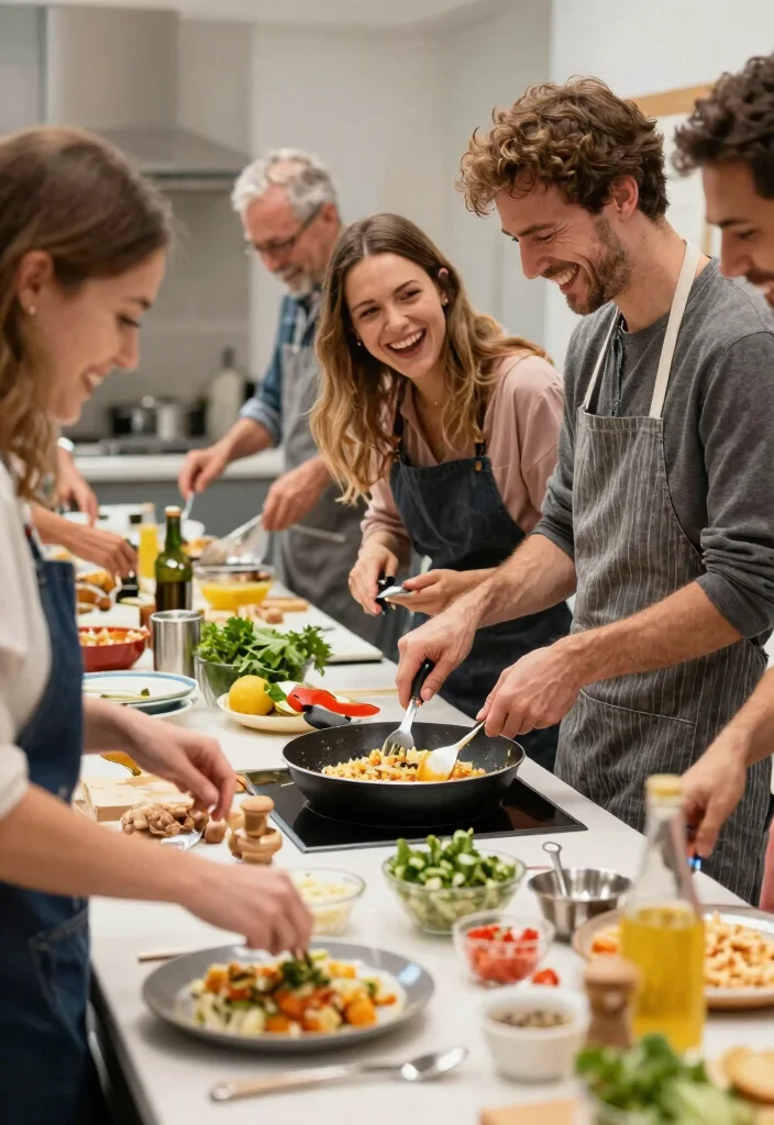 18 Meaningful 20th Anniversary Party Ideas for Couples - 15. Cooking Class Together 1