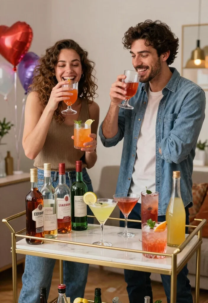 18 One Year Anniversary Date Ideas That Rekindle Love - 15. Create Your Own Cocktail Night 1