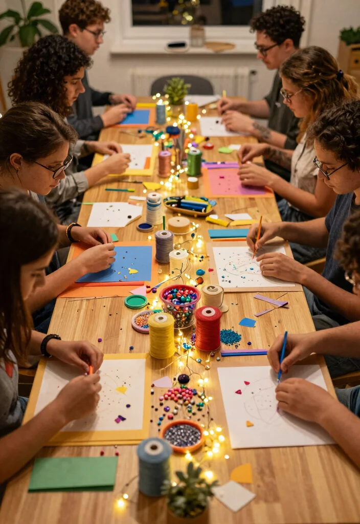 18 Pajama Party Bridal Shower Ideas That Feel Cozy - 11. DIY Craft Station 1