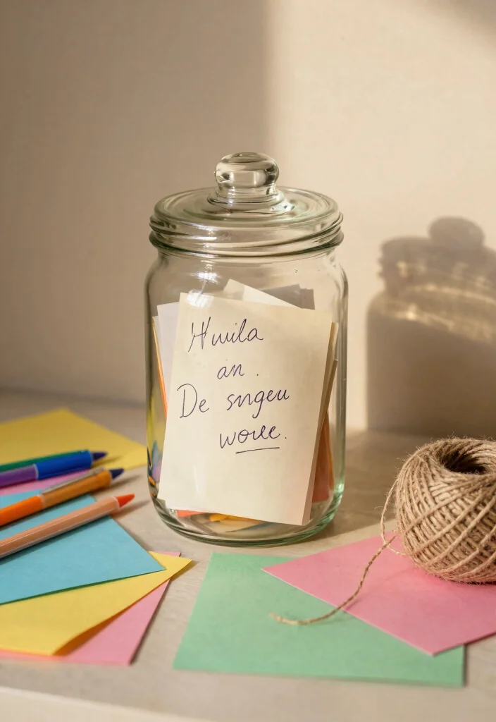 18 Pajama Party Bridal Shower Ideas That Feel Cozy - 13. Personalized Memory Jar 1