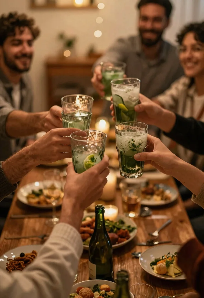 18 Pajama Party Bridal Shower Ideas That Feel Cozy - 17. Final Toast with Cozy Values 1