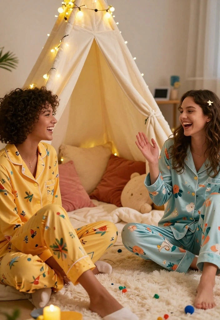 18 Pajama Party Bridal Shower Ideas That Feel Cozy - 2. Cozy Pajama Dress Code 1