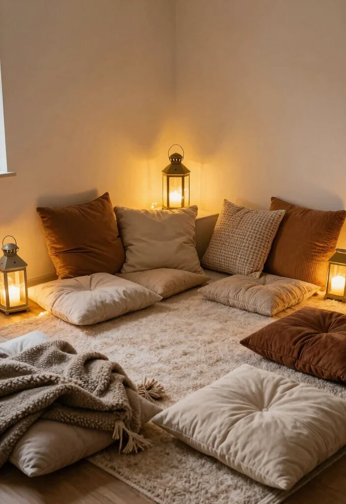 18 Pajama Party Bridal Shower Ideas That Feel Cozy - 7. Cozy Seating Areas 1