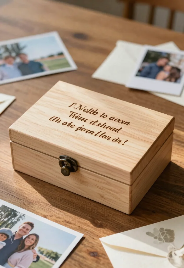 18 Parents Anniversary Ideas That Touch Their Hearts - 15. Custom Engraved Keepsake Box 1