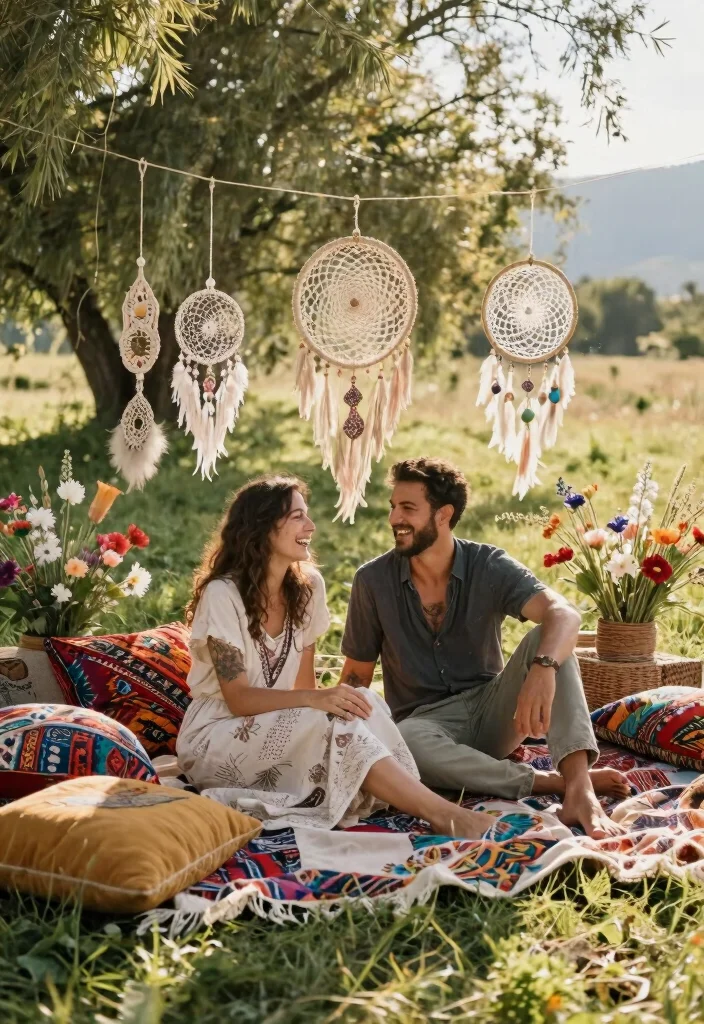 18 Post Wedding Photoshoot Ideas That Capture Joy - 11. Bohemian Vibes 1