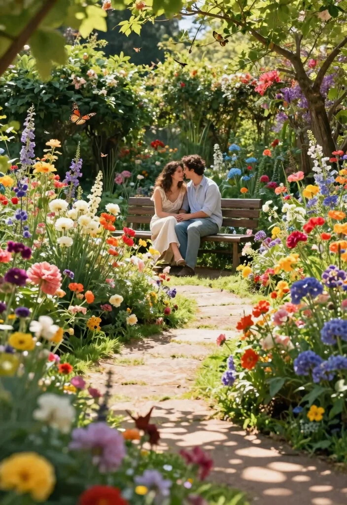 18 Post Wedding Photoshoot Ideas That Capture Joy - 3. Enchanted Gardens 1