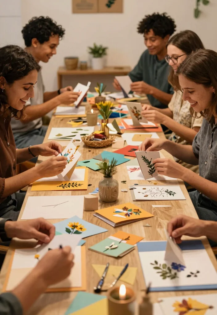 18 Pre Wedding Party Ideas That Kick Off The Celebration - 16. Handmade Card Party 1