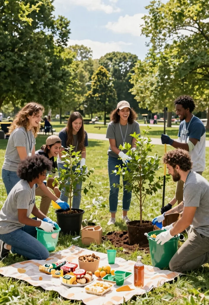 18 Pre Wedding Party Ideas That Kick Off The Celebration - 7. Community Service Engagement Event 1