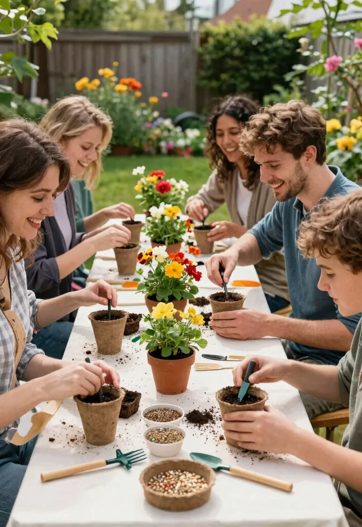 18 Pre Wedding Party Ideas That Kick Off The Celebration - 9. Seed Planting Party 1