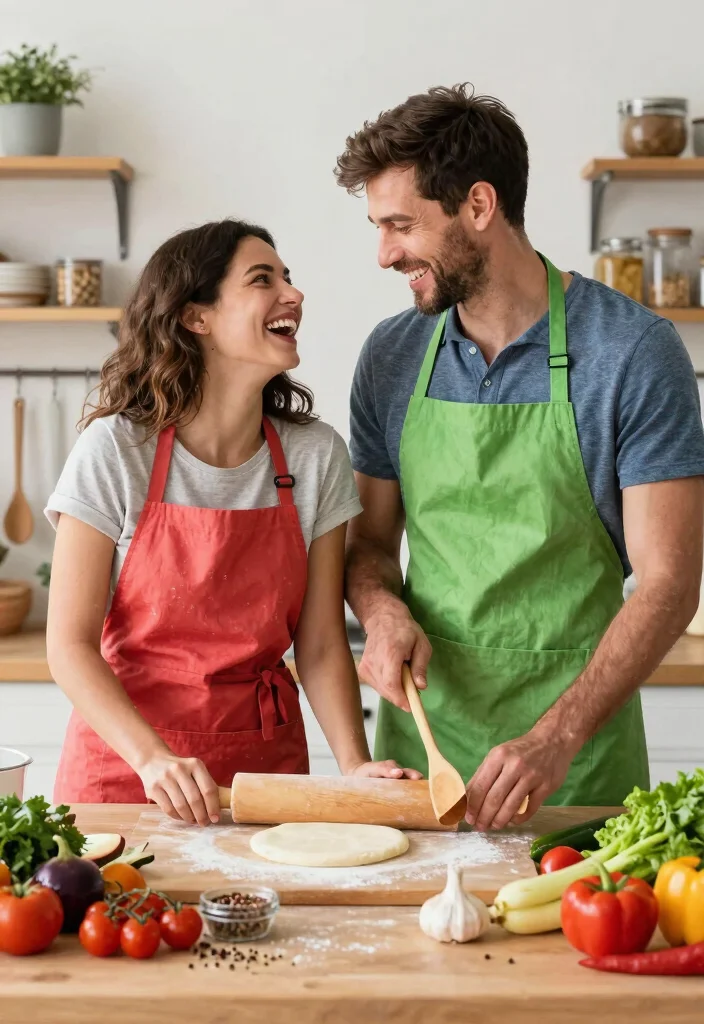 18 Prenup Photoshoot Ideas That Tell Your Story - 14. Home Cultural Cooking 1