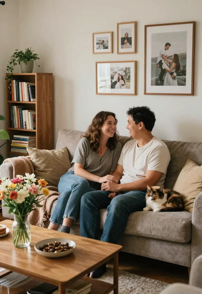 18 Prenup Photoshoot Ideas That Tell Your Story - 4. Intimate Home Setting 1