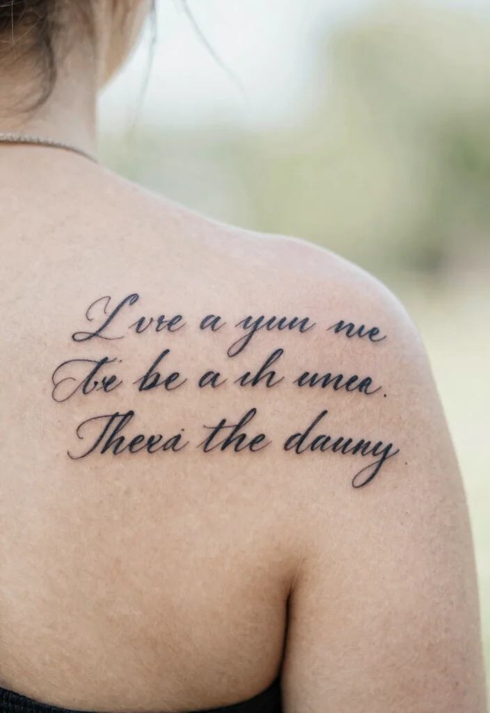 18 Wedding Anniversary Tattoo Ideas That Symbolize Forever - 10. Quote Tattoos 1
