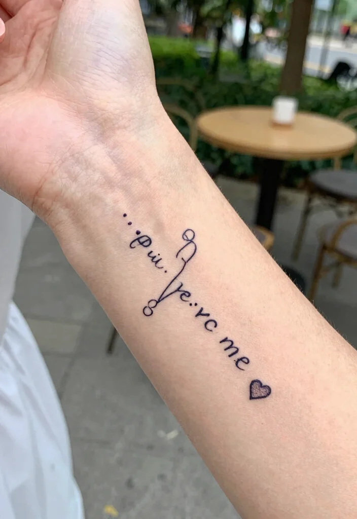 18 Wedding Anniversary Tattoo Ideas That Symbolize Forever - 4. Coordinates of a Special Place 1