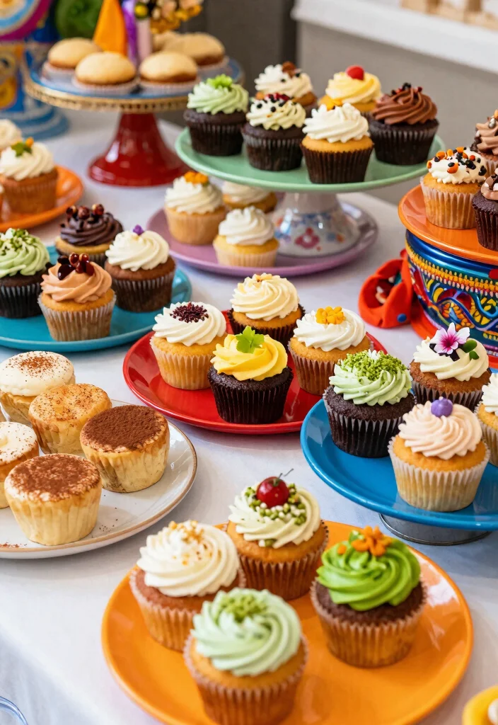 18 Wedding Cupcake Table Ideas That Look Beautiful - 15. Exotic Flavor Infusions 1