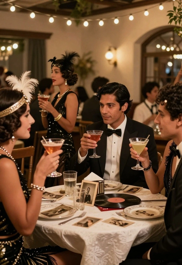 19 60 Wedding Anniversary Ideas To Celebrate A Lifetime Together - 1. Host a Vintage-Themed Party 1