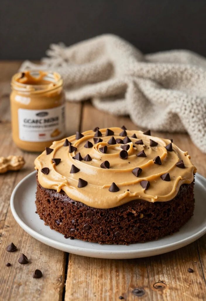 19 Anniversary Cakes Ideas That Feel Special And Sweet - 7. Peanut Butter Chocolate Chip Surprise 1