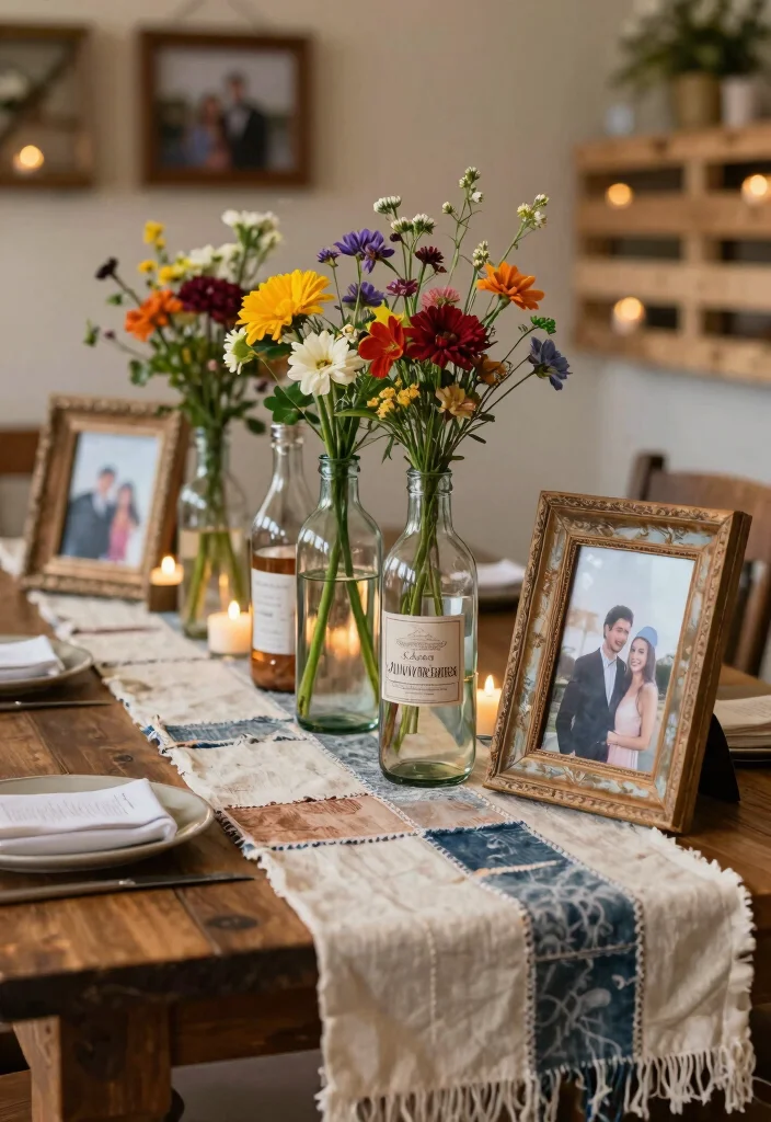 19 Anniversary Design Ideas That Feel Meaningful - 4. Upcycled Decor 1