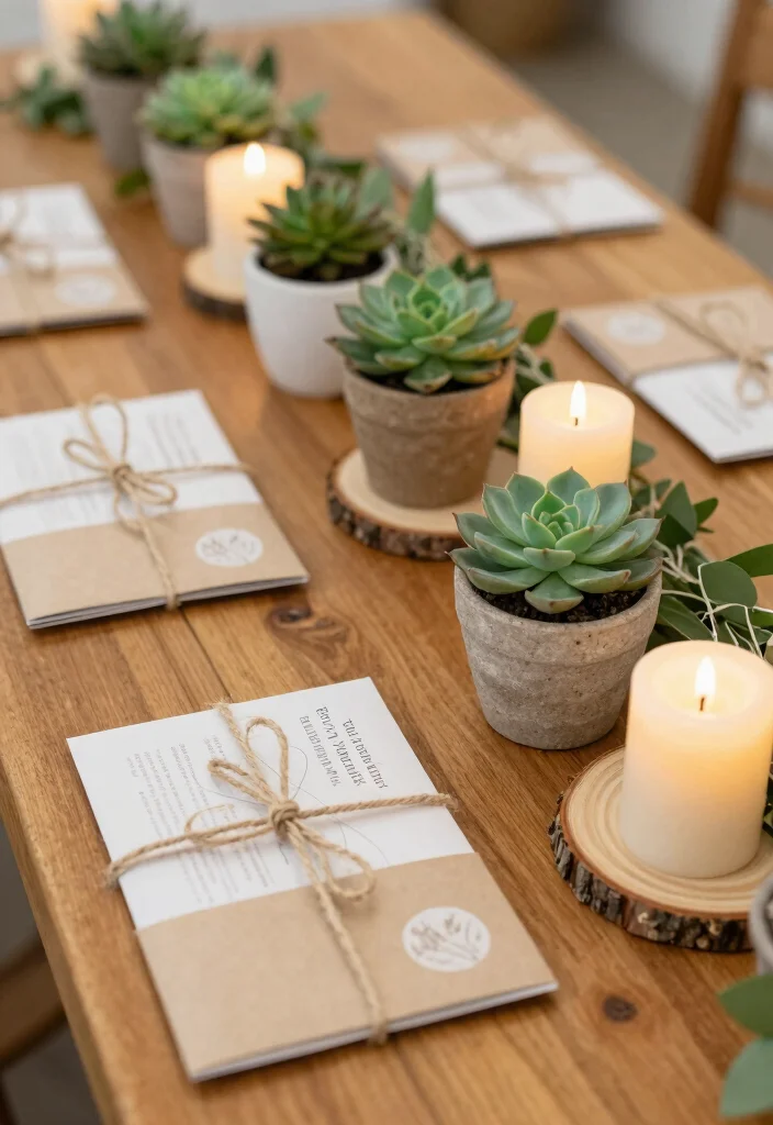 19 Anniversary Design Ideas That Feel Meaningful - 5. Eco-Friendly Favors 1