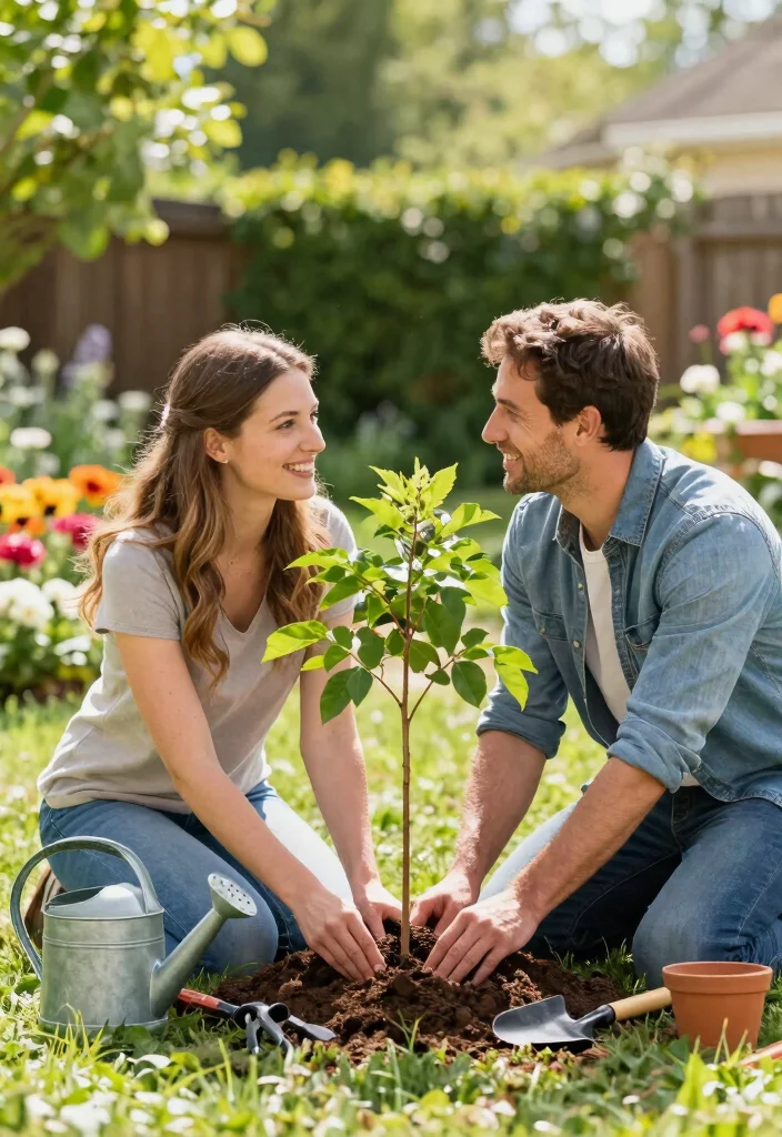 19 Anniversary Party Ideas That Feel Warm And Joyful - 9. Planting a Tree Together 1